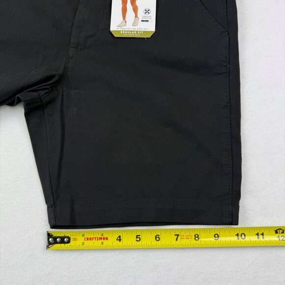 Wrangler Men's Five Star Premium Stretch Regular Fit Black Shorts Size 29x7 NWT - Picture 10 of 11